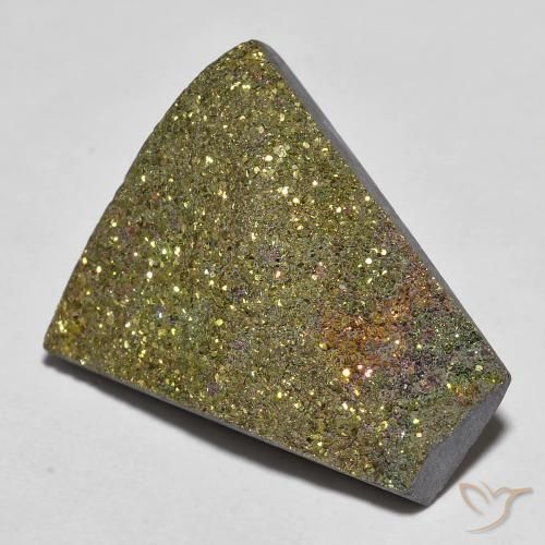 13.82 ct Multicolor Rainbow Pyrite Stone, Natural Rainbow Pyrite in Fancy Crystal Cluster Shape for Sale