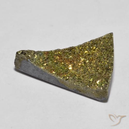Rainbow Pyrite Gemstone in 17.8 x 13.8 mm Size for Sale, Rainbow Pyrite Stone in Multicolor Color
