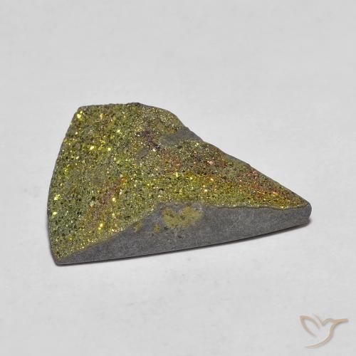 Rainbow Pyrite Gemstone in 17.3 x 12.4 mm Size for Sale, Rainbow Pyrite Stone in Multicolor Color