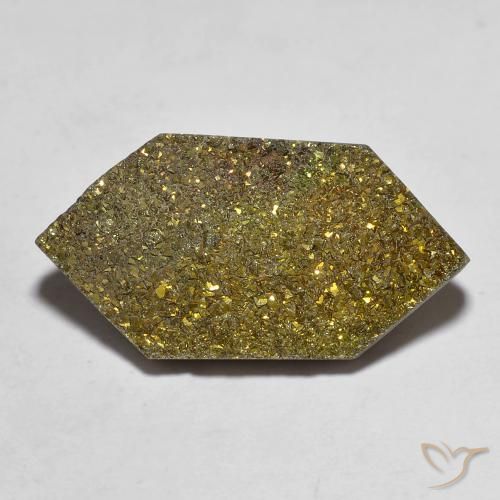 10.90 ct Multicolor Rainbow Pyrite Stone, Natural Rainbow Pyrite in Fancy Crystal Cluster Shape for Sale