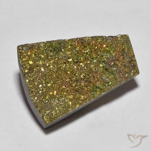 9.90 ct Multicolor Rainbow Pyrite Stone, Natural Rainbow Pyrite in Fancy Crystal Cluster Shape for Sale