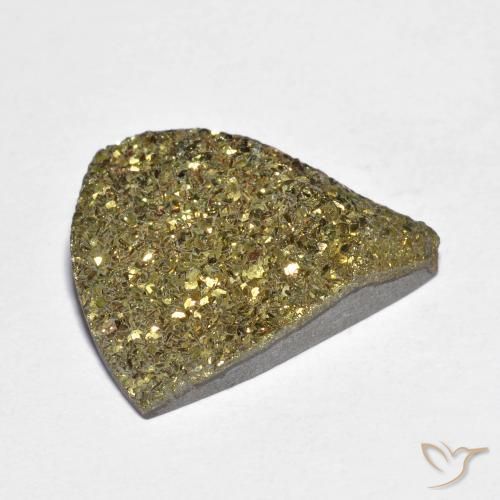 Rainbow Pyrite Gemstone in 17.2 x 15.9 mm Size for Sale, Rainbow Pyrite Stone in Multicolor Color