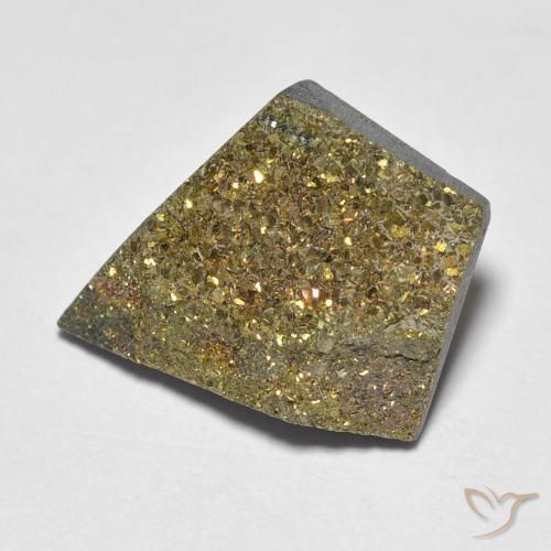 5.46ct Natural Multicolor Rainbow Pyrite, Fancy, Opaque