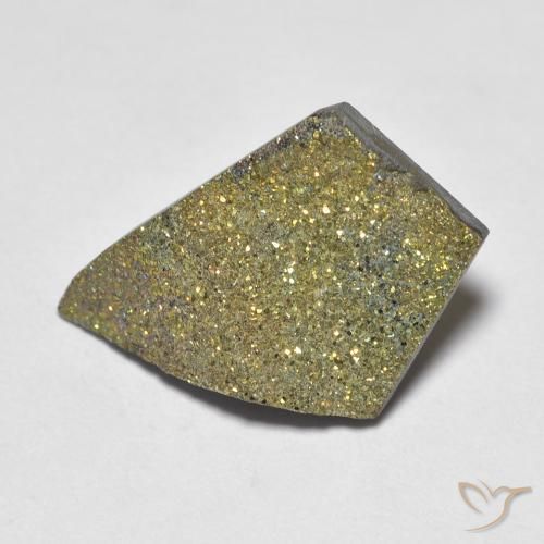 5.15ct Natural Multicolor Rainbow Pyrite, Fancy, Opaque