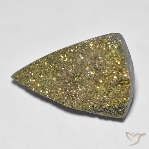 Pirite arcobaleno da 11,05 ct, 22,5 x 14,7 mm dalla Russia, Photo A
