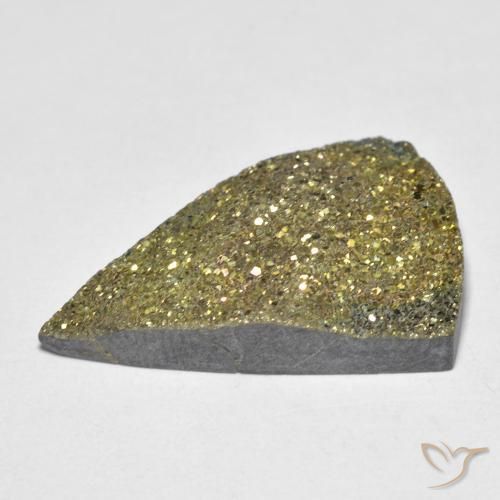 Rainbow Pyrite Gemstone in 22.5 x 14.7 mm Size for Sale, Rainbow Pyrite Stone in Multicolor Color