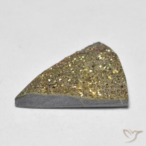 Rainbow Pyrite Gemstone in 17.8 x 13.5 mm Size for Sale, Rainbow Pyrite Stone in Multicolor Color