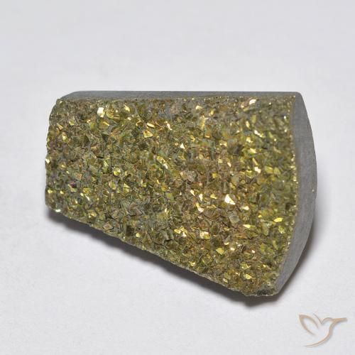10.63 ct Multicolor Rainbow Pyrite Stone, Natural Rainbow Pyrite in Fancy Crystal Cluster Shape for Sale