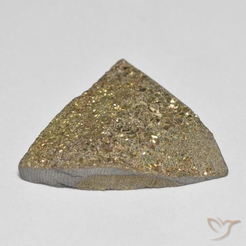 Rainbow Pyrite Gemstone in 22.2 x 17.4 mm Size for Sale, Rainbow Pyrite Stone in Multicolor Color