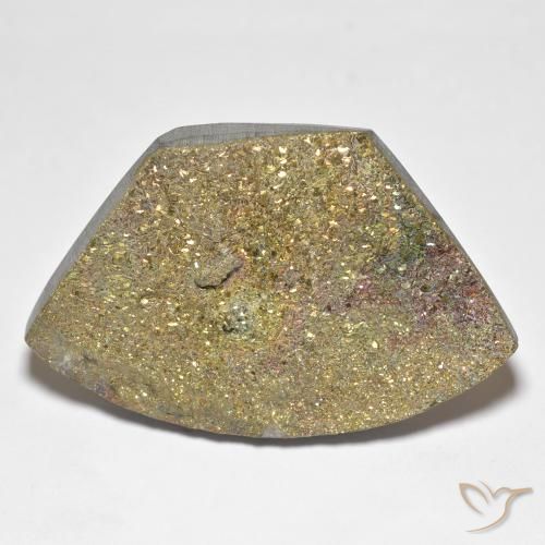 41.18ct Natural Multicolor Rainbow Pyrite, Fancy, Opaque
