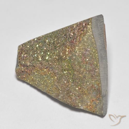 19.72 ct Multicolor Rainbow Pyrite Stone, Natural Rainbow Pyrite in Fancy Crystal Cluster Shape for Sale