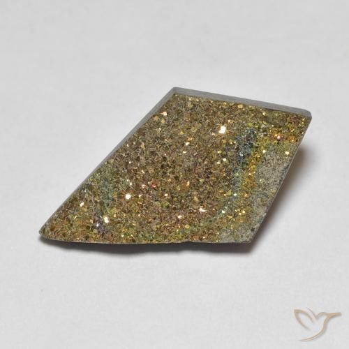 5.13ct Natural Multicolor Rainbow Pyrite, Fancy, Opaque