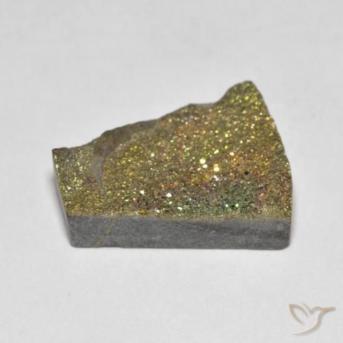 Rainbow Pyrite Gemstone in 14.9 x 11.8 mm Size for Sale, Rainbow Pyrite Stone in Multicolor Color