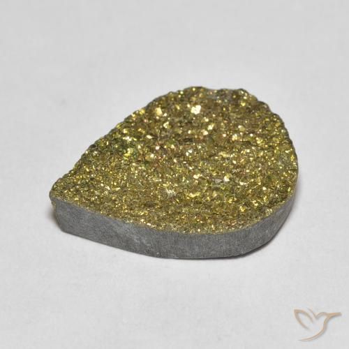 Rainbow Pyrite Gemstone in 16 x 12 mm (calibrated) Size for Sale, Rainbow Pyrite Stone in Multicolor Color