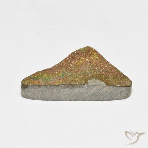 Rainbow Pyrite Gemstone in 23.3 x 12.9 mm Size for Sale, Rainbow Pyrite Stone in Multicolor Color