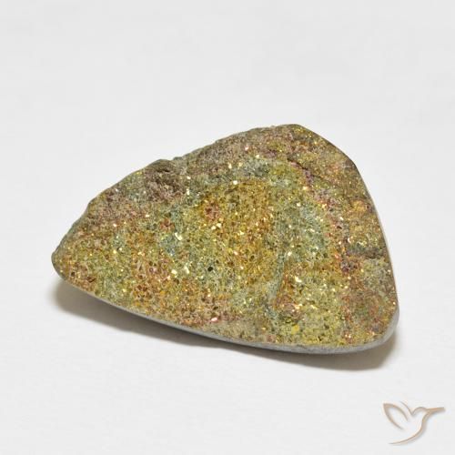 15.46 ct Multicolor Rainbow Pyrite Stone, Natural Rainbow Pyrite in Fancy Crystal Cluster Shape for Sale