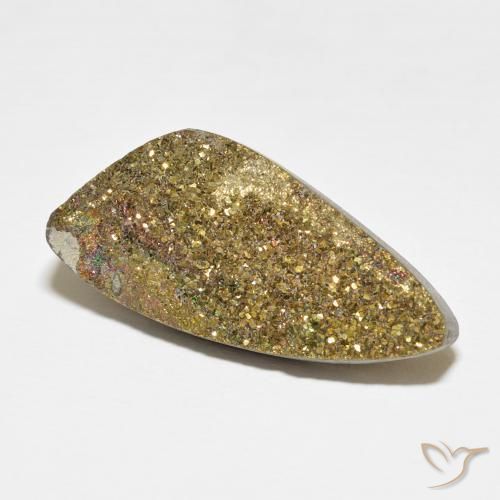 16.56 ct Multicolor Rainbow Pyrite Stone, Natural Rainbow Pyrite in Fancy Crystal Cluster Shape for Sale