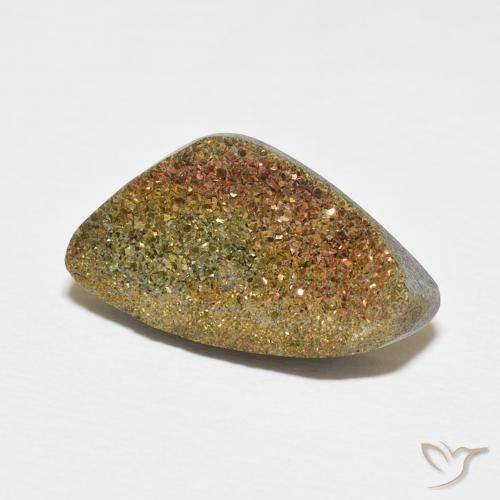 6.55 ct Multicolor Rainbow Pyrite Stone, Natural Rainbow Pyrite in Fancy Crystal Cluster Shape for Sale