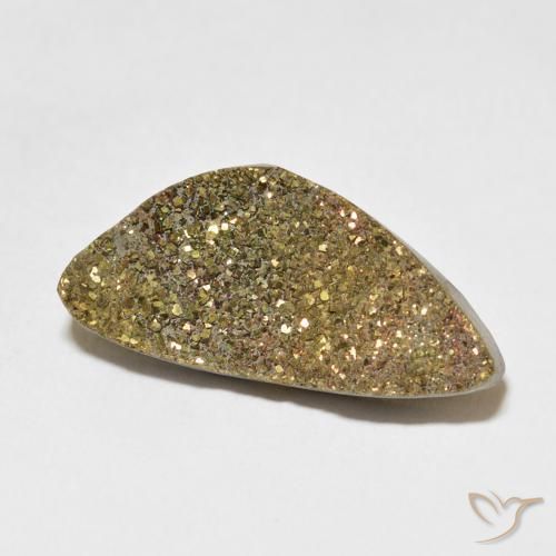 11.67 ct Multicolor Rainbow Pyrite Stone, Natural Rainbow Pyrite in Fancy Crystal Cluster Shape for Sale