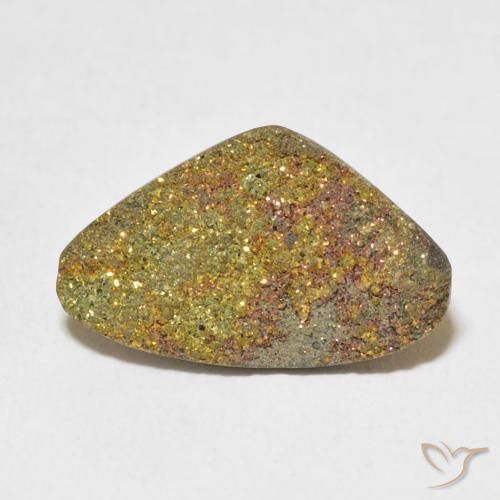 5.34ct Natural Multicolor Rainbow Pyrite, Fancy, Opaque