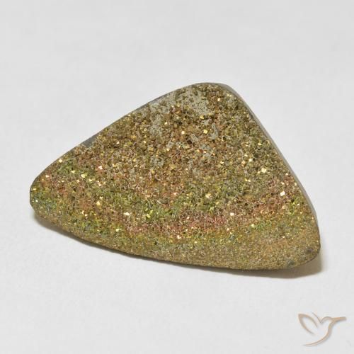 13.00 ct Multicolor Rainbow Pyrite Stone, Natural Rainbow Pyrite in Fancy Crystal Cluster Shape for Sale
