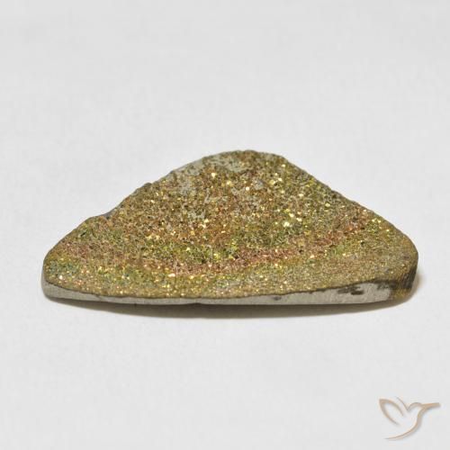 Rainbow Pyrite Gemstone in 28.6 x 17.2 mm Size for Sale, Rainbow Pyrite Stone in Multicolor Color