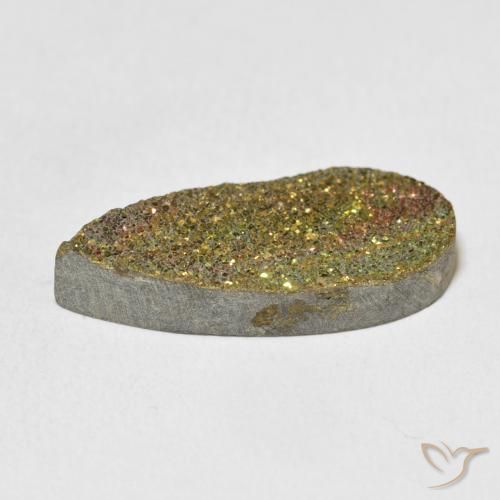Rainbow Pyrite Gemstone in 23 x 10.5 mm Size for Sale, Rainbow Pyrite Stone in Multicolor Color