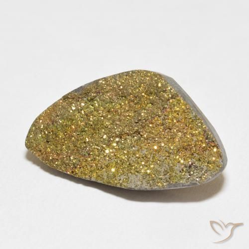 13.08 ct Multicolor Rainbow Pyrite Stone, Natural Rainbow Pyrite in Fancy Crystal Cluster Shape for Sale