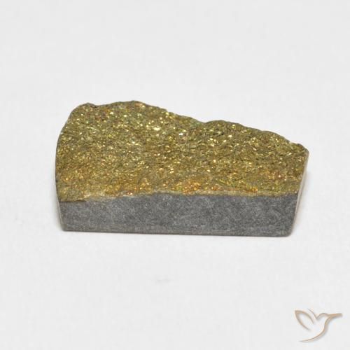 Rainbow Pyrite Gemstone in 16.3 x 11.1 mm Size for Sale, Rainbow Pyrite Stone in Multicolor Color