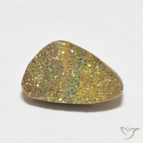 5.60ct Natural Multicolor Rainbow Pyrite, Fancy, Opaque
