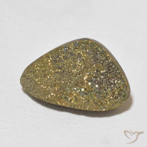 7.58 ct Multicolor Rainbow Pyrite Stone, Natural Rainbow Pyrite in Fancy Crystal Cluster Shape for Sale