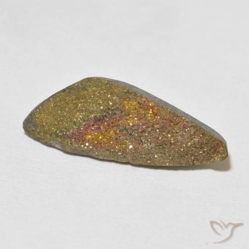 7.56 ct Multicolor Rainbow Pyrite Stone, Natural Rainbow Pyrite in Fancy Crystal Cluster Shape for Sale