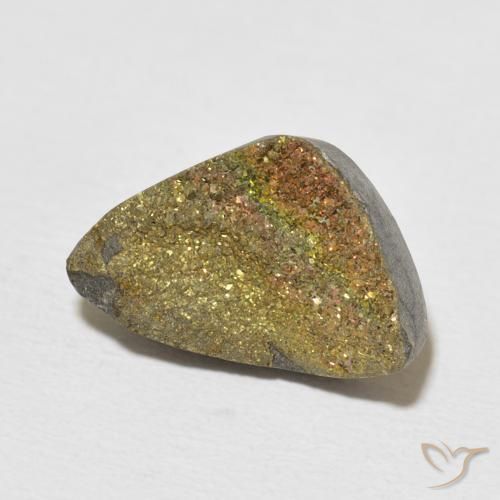6.24 ct Multicolor Rainbow Pyrite Stone, Natural Rainbow Pyrite in Fancy Crystal Cluster Shape for Sale