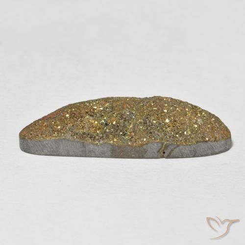 Rainbow Pyrite Gemstone in 36.3 x 12.5 mm Size for Sale, Rainbow Pyrite Stone in Multicolor Color