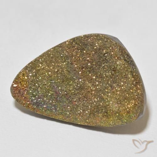 24.80 ct Multicolor Rainbow Pyrite Stone, Natural Rainbow Pyrite in Fancy Crystal Cluster Shape for Sale
