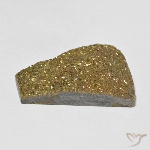 Rainbow Pyrite Gemstone in 25.9 x 19.5 mm Size for Sale, Rainbow Pyrite Stone in Multicolor Color