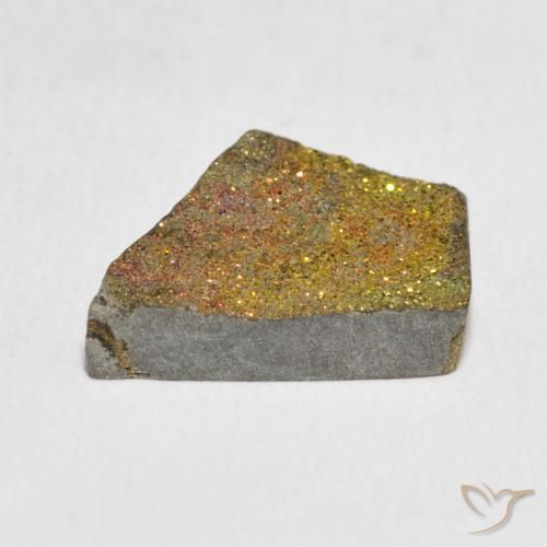 Rainbow Pyrite Gemstone in 18.2 x 14.6 mm Size for Sale, Rainbow Pyrite Stone in Multicolor Color