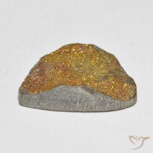 Rainbow Pyrite Gemstone in 19.2 x 13.6 mm Size for Sale, Rainbow Pyrite Stone in Multicolor Color