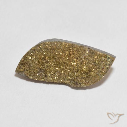 12.21 ct Multicolor Rainbow Pyrite Stone, Natural Rainbow Pyrite in Fancy Crystal Cluster Shape for Sale