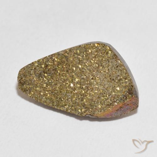 10.13 ct Multicolor Rainbow Pyrite Stone, Natural Rainbow Pyrite in Fancy Crystal Cluster Shape for Sale