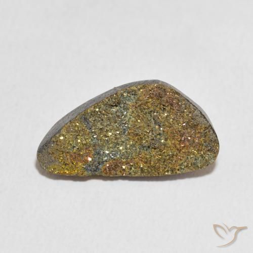 5.34ct Natural Multicolor Rainbow Pyrite, Fancy, Opaque