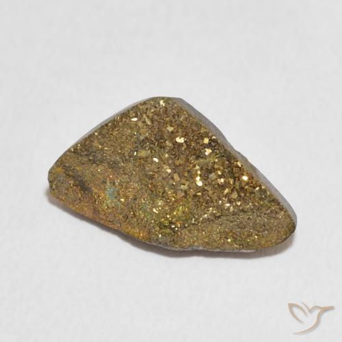 4.50 ct Multicolor Rainbow Pyrite Stone, Natural Rainbow Pyrite in Fancy Crystal Cluster Shape for Sale