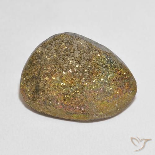 17.03ct Natural Multicolor Rainbow Pyrite, Fancy, Opaque