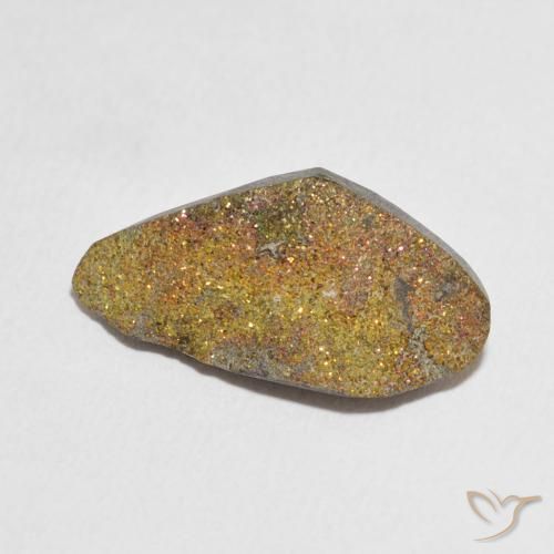 7.49 ct Multicolor Rainbow Pyrite Stone, Natural Rainbow Pyrite in Fancy Crystal Cluster Shape for Sale