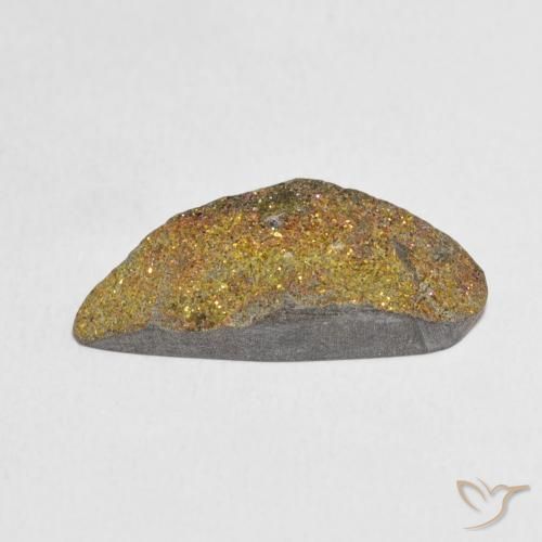 Rainbow Pyrite Gemstone in 21.8 x 10.8 mm Size for Sale, Rainbow Pyrite Stone in Multicolor Color