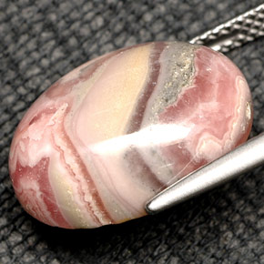 Rhodochrosite Gemstone in 16 x 12 mm (calibrated) Size for Sale, Rhodochrosite Stone in Multicolor Color