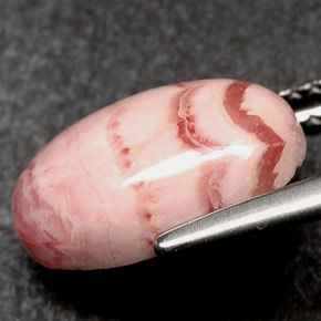 Rhodochrosite Gemstone in 12.3 x 8.2 mm Size for Sale, Rhodochrosite Stone in Multicolor Color