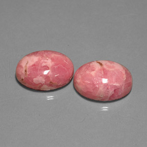 24.96 ct Multicolor Rhodochrosite Gemstone, Rhodochrosite Gem in Oval Cabochon Shape for Sale.