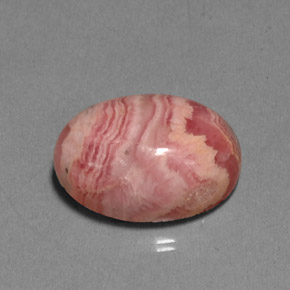 8.65 ct Multicolor Rhodochrosite Gemstone, Rhodochrosite Gem in Oval Cabochon Shape for Sale.