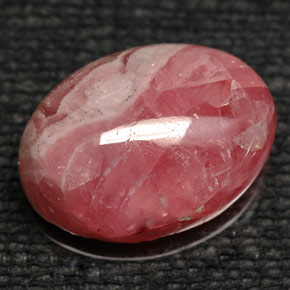 8.43 ct Multicolor Rhodochrosite Gemstone, Rhodochrosite Gem in Oval Cabochon Shape for Sale.
